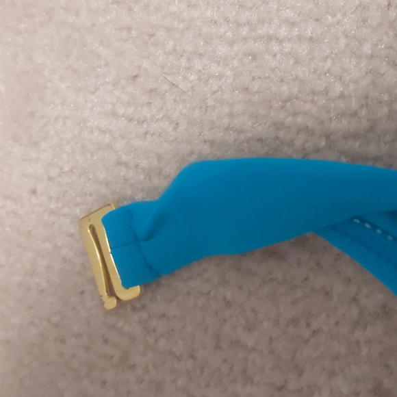 New anemone brand turquoise halter bikini top - Picture 2 of 3